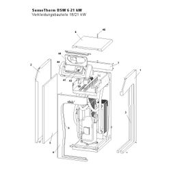 Brötje Schaumstoff-Isolierung Vorderwand für BSW Verkleidung... BROETJE-648554 4017042648554 (Abb. 1)