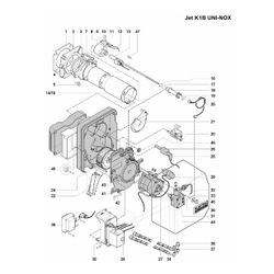 Brötje Verdrahtungseinheit K1 B für EBI Zündtrafo... BROETJE-7310979 4017042115384 (Abb. 1)
