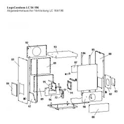 Brötje Verkleidungsvorderwand unten für LC 164/196... BROETJE-817110 4017042817110 (Abb. 1)