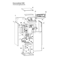 Brötje Vorlaufverteiler für SGB 65, 936200... BROETJE-936200 4017042936200 (Abb. 1)