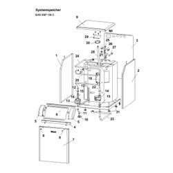 Brötje Rohr Speichervorlauf für SSP, 641241... BROETJE-641241 4017042641241 (Abb. 1)