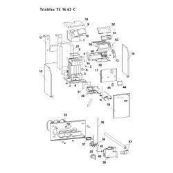 Brötje Isomatte Kesselblock für TE 31... BROETJE-576123 4017042576123 (Abb. 1)