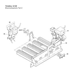 Brötje Zünd- und Ionisationselektrodenblock GE 9-64... BROETJE-527583 4017042527583 (Abb. 1)