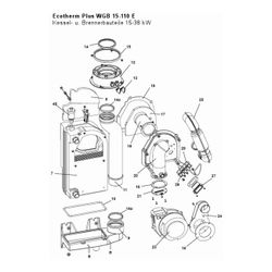 Brötje Brennerrohr Metallfaser für WGB 15/20 Flüssiggas... BROETJE-674850 4017042674850 (Abb. 1)