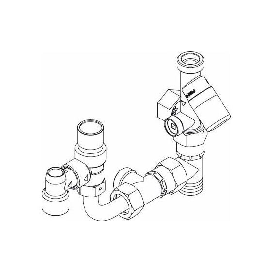 Buderus Armaturen-Set Sanitär 10bar GB172T/152T