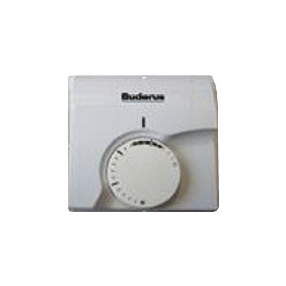 Buderus Logafloor Raumthermostat 230V AP IP51, Montagezubehör, Weiß