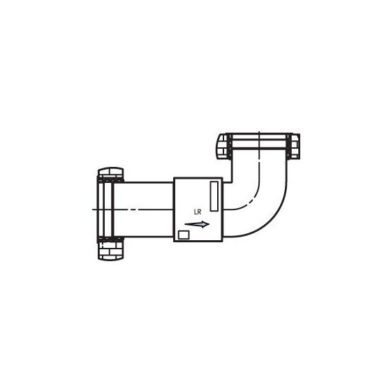 Buderus Logaplus Paket LKP900-1 unten Paket Luftkanäle für WLW196iIR 11-14