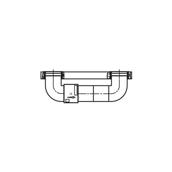 Buderus Logaplus Paket LKP900-2 oben Paket Luftkanäle für WLW196iIR 11-14