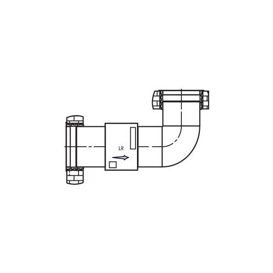 Buderus Logaplus Paket LKP700-1 unten Paket Luftkanäle für WLW196iIR 6-8