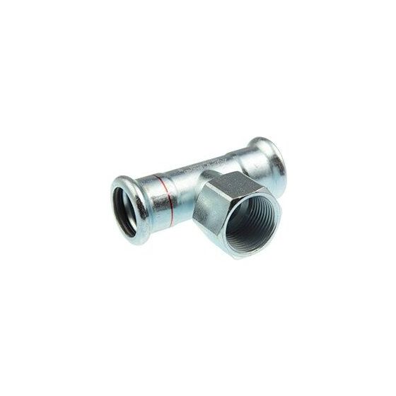 Buderus Logafix C-Stahl T-Stück Innen/Innengewinde/Innen 15mm x Rp 1/2