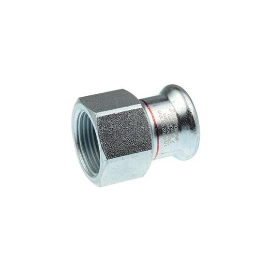 Buderus Logafix C-Stahl Übergangsstück Innen/Innengewinde 15mm x Rp 1/2