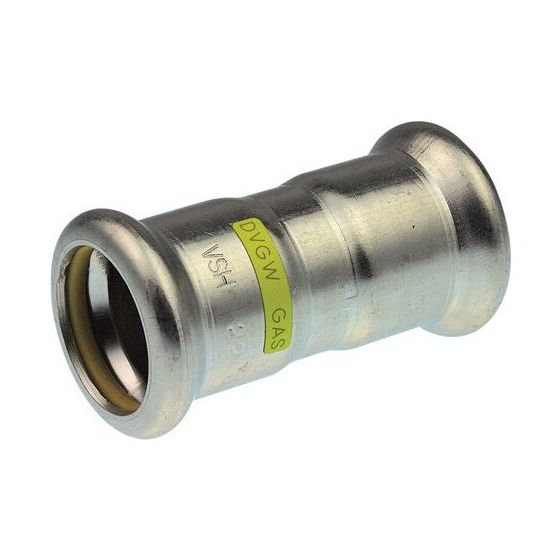 Buderus Logafix Edelstahl Gas Muffe Innen/Innen 76,1mm mit M-Presskontur