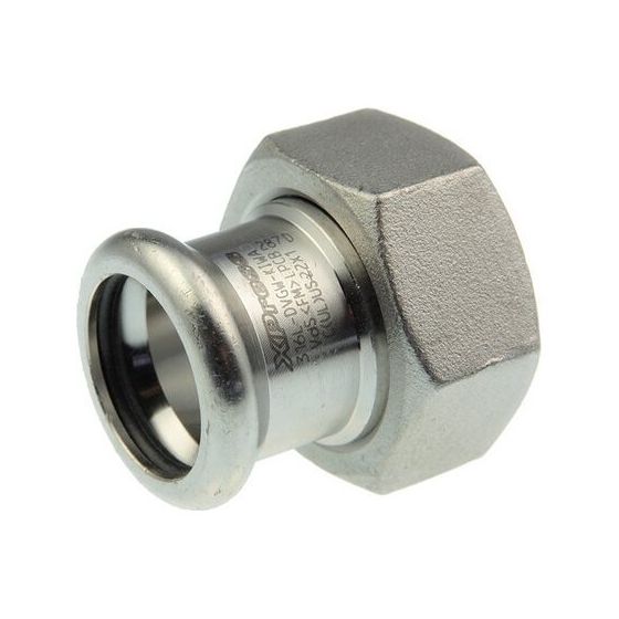 Buderus Logafix Edelstahl Anschlussverschraubung Innen/Innen 15mm x G 3/4