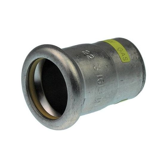 Buderus Logafix Edelstahl Gas Kappe Innengewinde 54mm mit M-Presskontur