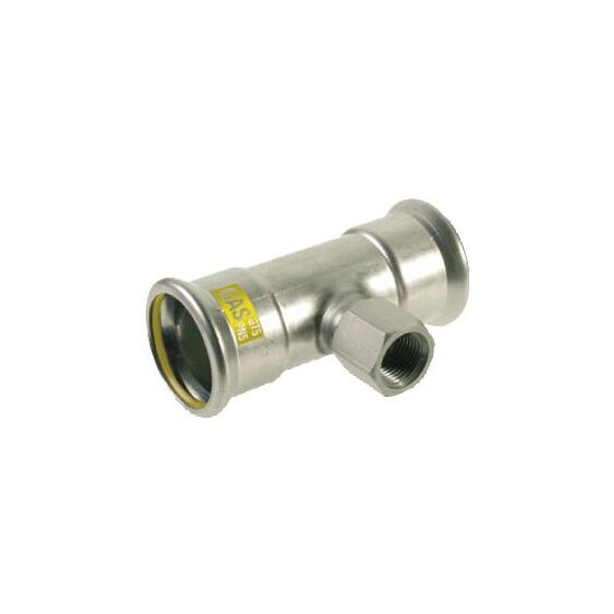 Buderus Logafix Edelstahl Gas T-Stück Innen/Innengewinde/Innen 76,1mm x Rp 3/4