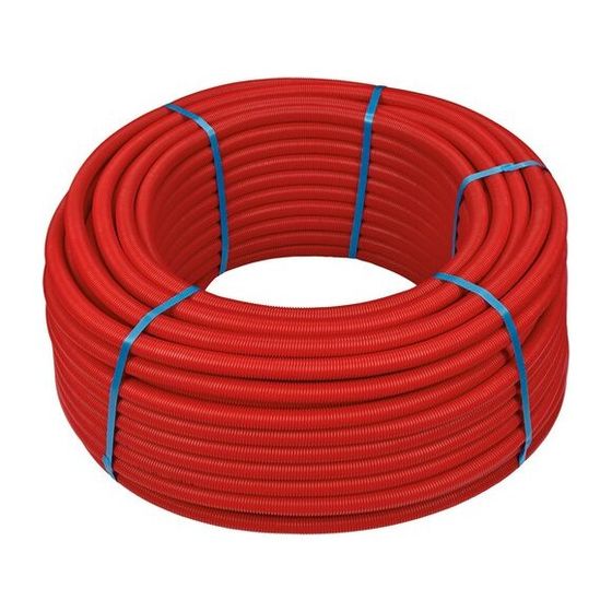 Buderus Rohr 20x2mm 50m Bund Schutzrohr RIXc, PE-Xc/AL/PE-Xc, Presskontur BE, Rot