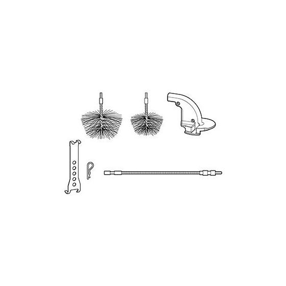 Buderus TW-Set CL6 Reinigungsset Welle, Halter, Bürsten, Aushebewerkzeug