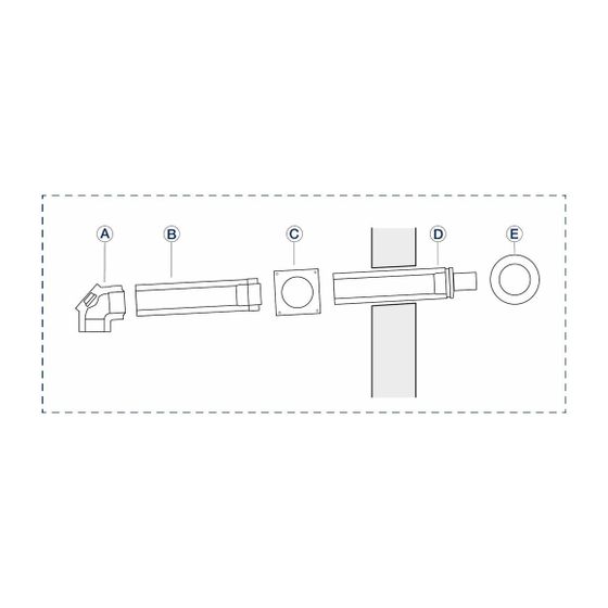 Buderus Grundbausatz WH-WS, d. 80/125mm für Wärmeerzeuger mit KAS nach oben