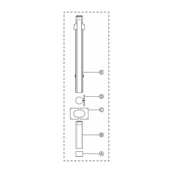 Buderus Grundbausatz DO,d. 80/125mm 1,5m Dachdurchführung, Schwarz