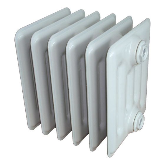 Buderus Stahlradiator DIN 4703 SRD 500x220mm, 20 Glieder, 6 bar, Bauhöhe 600mm, grundiert