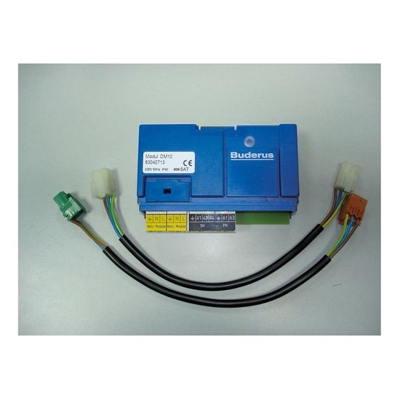 Buderus Modul DM10 Ringdrosselklappe