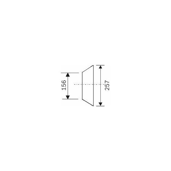 Buderus Rosette 150/160 Starr Gussgrau, 80345028
