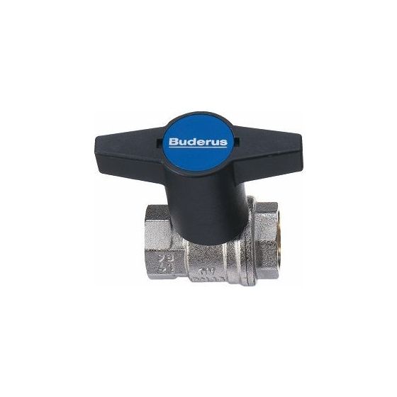 Buderus Logafix VPE KH PN 16, Messing vernickelt 1 1/4