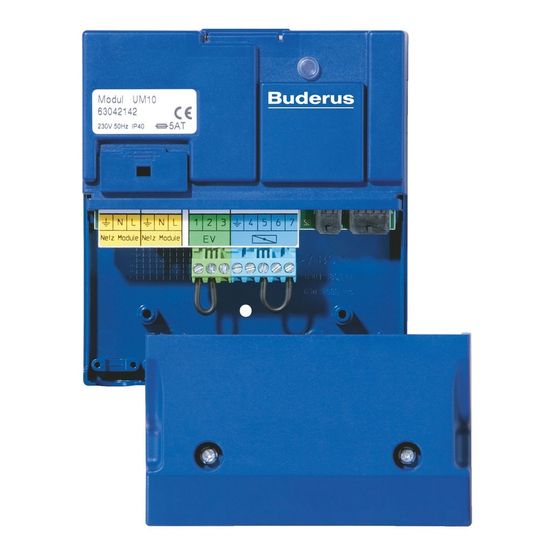 Buderus Modul UM10 S06 Abgas/Wärmeerzeuger RC35