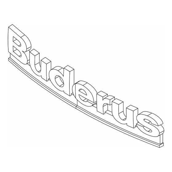 Buderus Logo, 87185415730