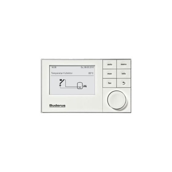 Buderus Logamatic Solarregler SC300 Bedieneinheit für SM200, SM100, FS/2, FS/3