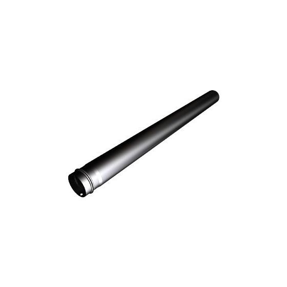 Buderus Abgasrohr 1000x80x0,6mm, Schwarz emailliert