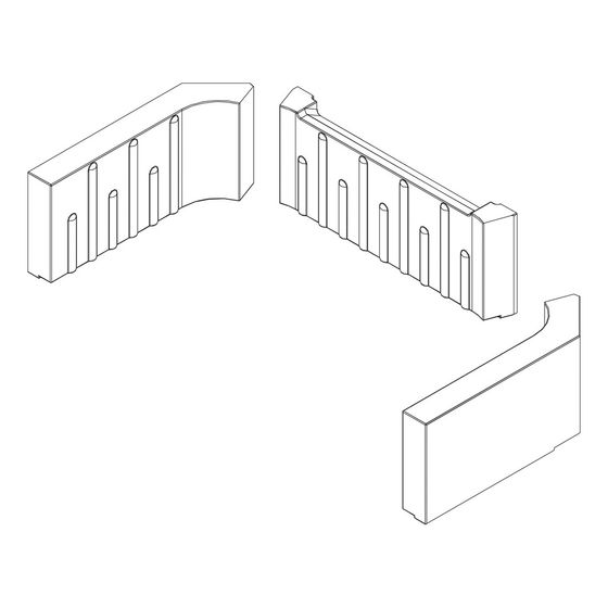 Buderus Set Brennraumauskleidung mitte, 7736600750