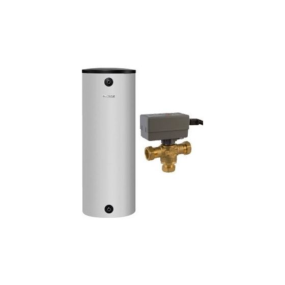 Buderus Logalux Pufferspeicher-Paket P200.5 S-B, Speichervolumen 200l mit Umschaltventil mit 3-Wege-Ventil