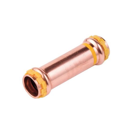 Buderus Logafix Kupfer Gas Schiebemuffe Innen/Innen 18mm mit V-Kontur