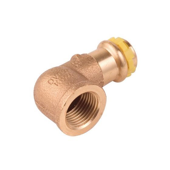 Buderus Logafix Rotguss Gas Übergangswinkel 90 Grad Innen/Innengewinde 15mm x Rp 1/2