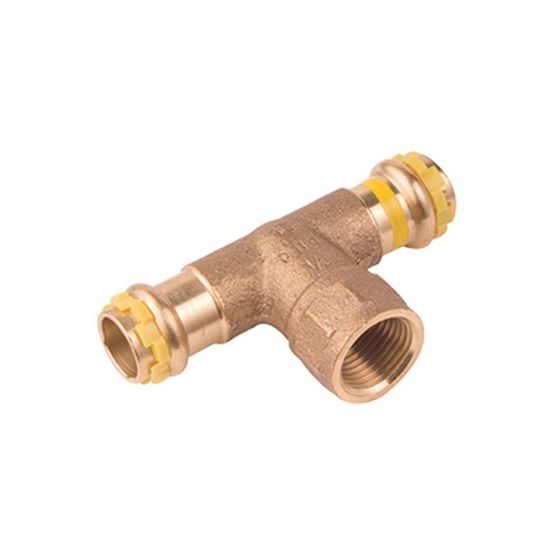 Buderus Logafix Rotguss Gas T-Stück Innen/Innengewinde/Innen 42mm x Rp 1/2