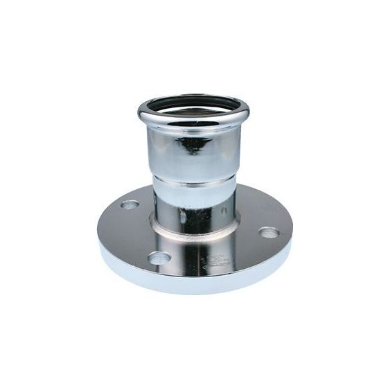 Buderus Logafix C-Stahl Übergangsflansch DN 76,1mm DN 65mm mit M-Presskontur, PN 10/16