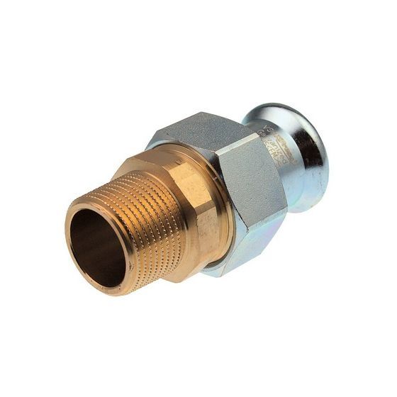 Buderus Logafix C-Stahl Doppelnippelverschraubung Innen/Außengewinde 15mm x R 1/2