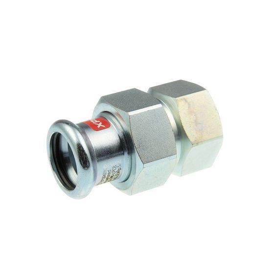 Buderus Logafix C-Stahl Doppelnippelverschraubung Innen/Innengewinde 18mm x Rp 1/2