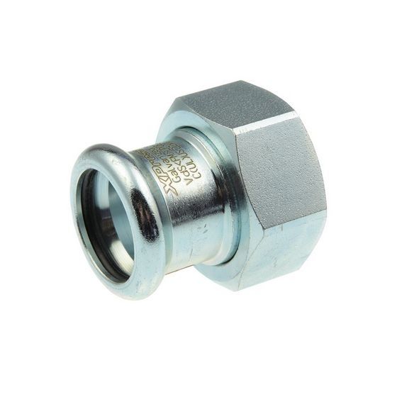 Buderus Logafix C-Stahl Anschlussverschraubung Innen/Innengewinde 54mm x G 2 3/8