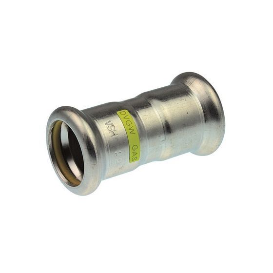 Buderus Logafix Edelstahl Gas Muffe Innen/Innen 22mm mit M-Presskontur