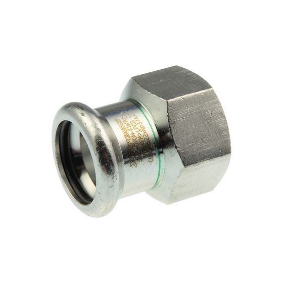 Buderus Logafix Edelstahl Übergangsstück Innen/Innengewinde 28mm x Rp 1/2