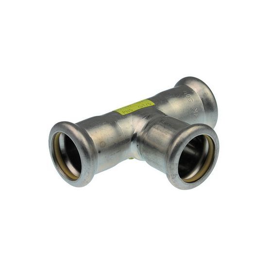 Buderus Logafix Edelstahl Gas T-Stück Innen/Innen/Innen 18mm mit M-Presskontur
