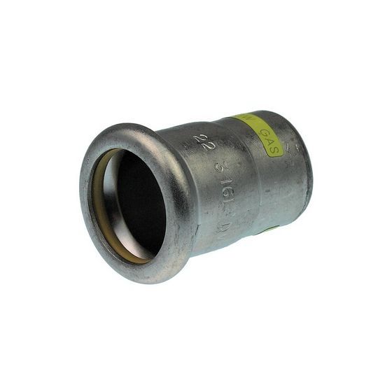 Buderus Logafix Edelstahl Gas Kappe Innengewinde 35mm mit M-Presskontur