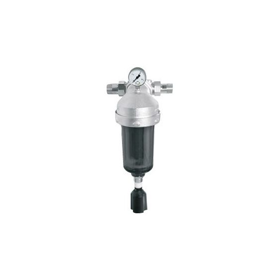 Buderus Rückspülfilter PT-FM25, für Wärmetauscher, manueller Rückspülfilter, DN 25