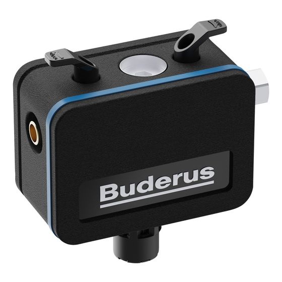 Buderus Nachfüllkombination NFK.2 mit Manometer, Isolierschale, Adapter 3/4