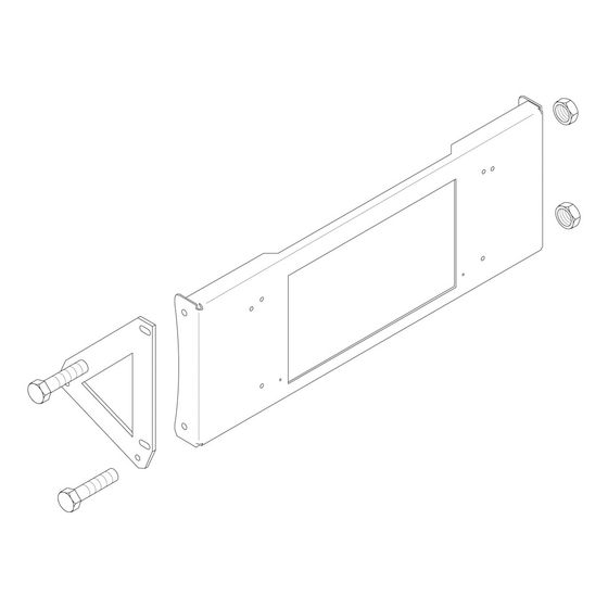 Buderus Halter Regelgerät 1040-1850kW, Anthrazitgrau