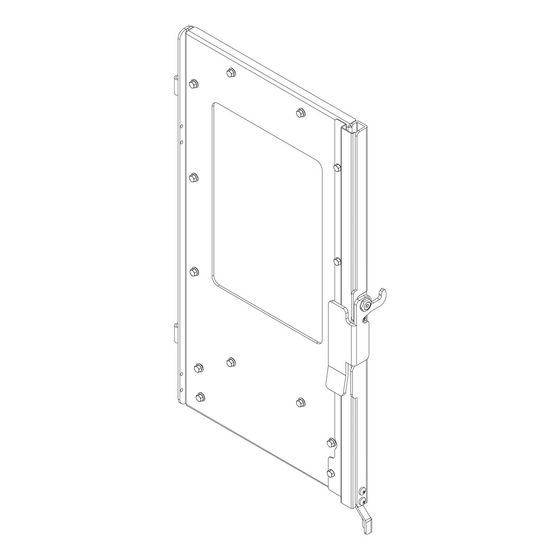 Buderus Feuerraumtür komplett LxBxH 700x530x150mm 8732920451