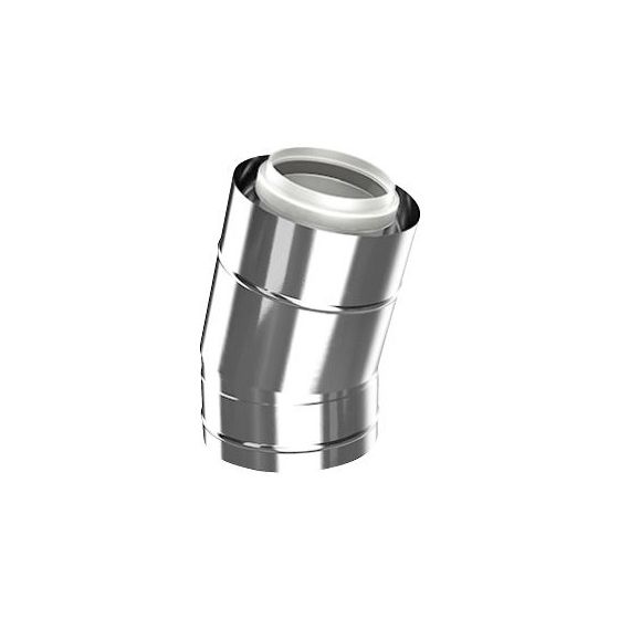 Buderus Bogen konzentrisch DN 160/225 15, Edelstahl