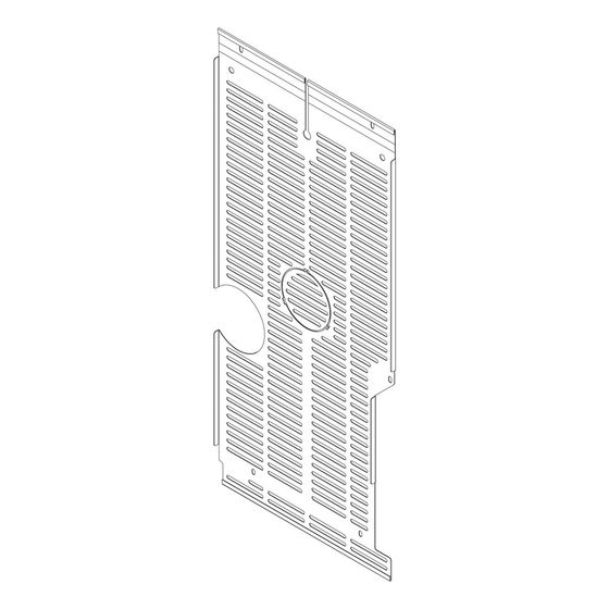 Buderus Rückwand Verkleidung, 8732920437